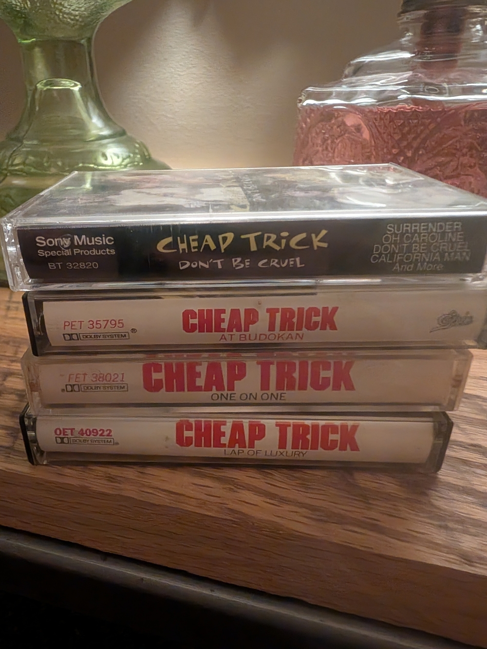 Cheap Trick Music Cassette Collection - Bundle Of 4